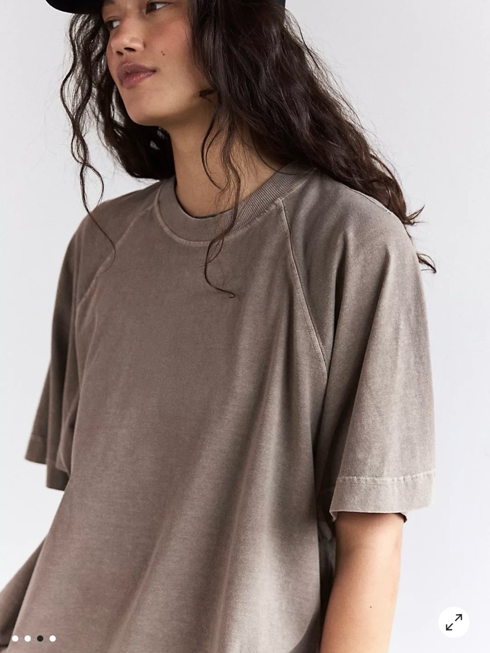FP Movement by Free People Washed Hickory Icon Short Sleeve Tee - LIKE NEW!
